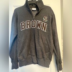 Brown University quarter zip